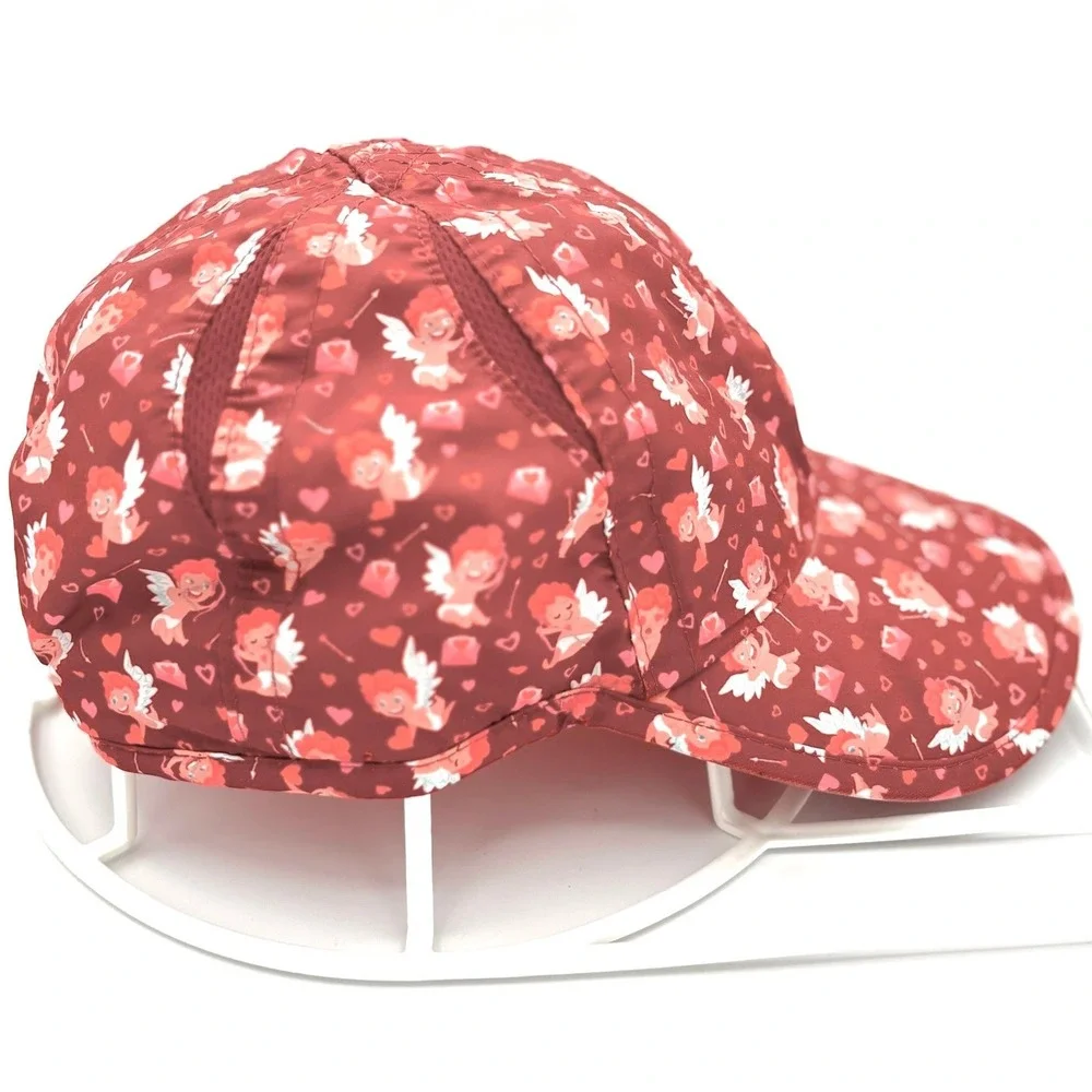 Sprints Performance Running Hat Red Pink Cupid Valentine Discontinued Adjustable